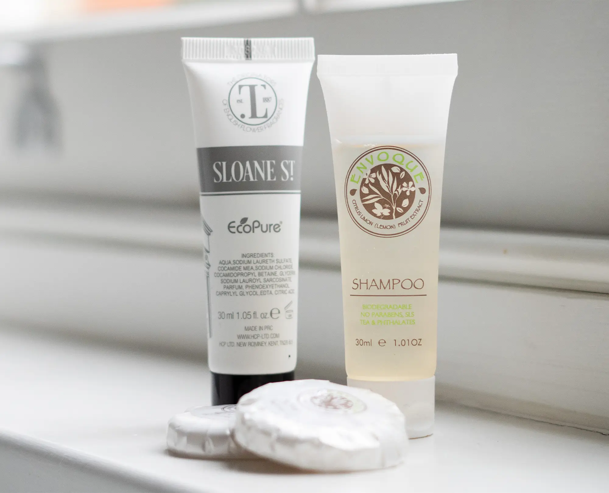 Luxury complimentary toiletries in a private bathroom at Stayprime Studios in London